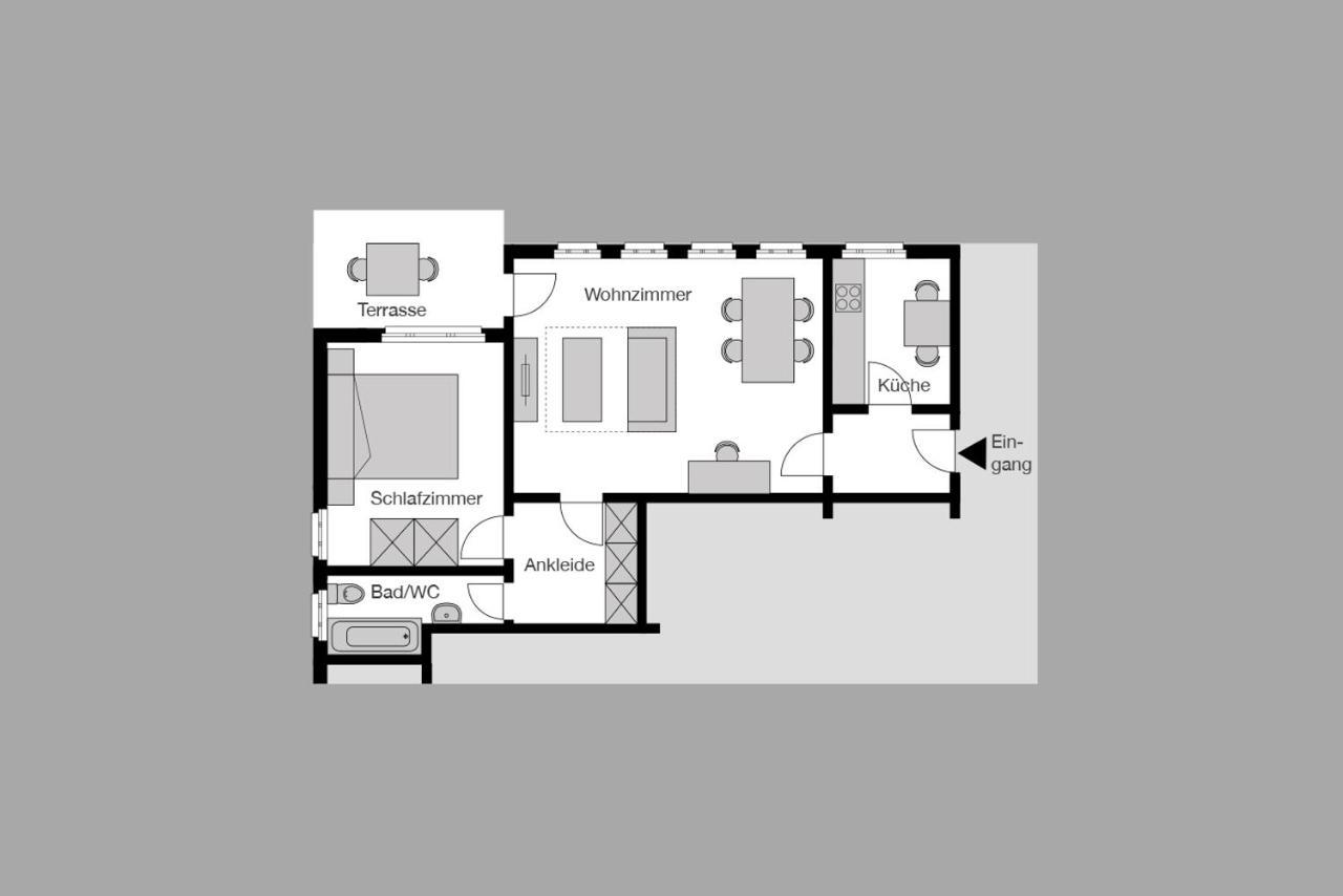 City Stay Furnished Apartments - Fasenstaubstrasse ชาฟเฮาเซน ภายนอก รูปภาพ