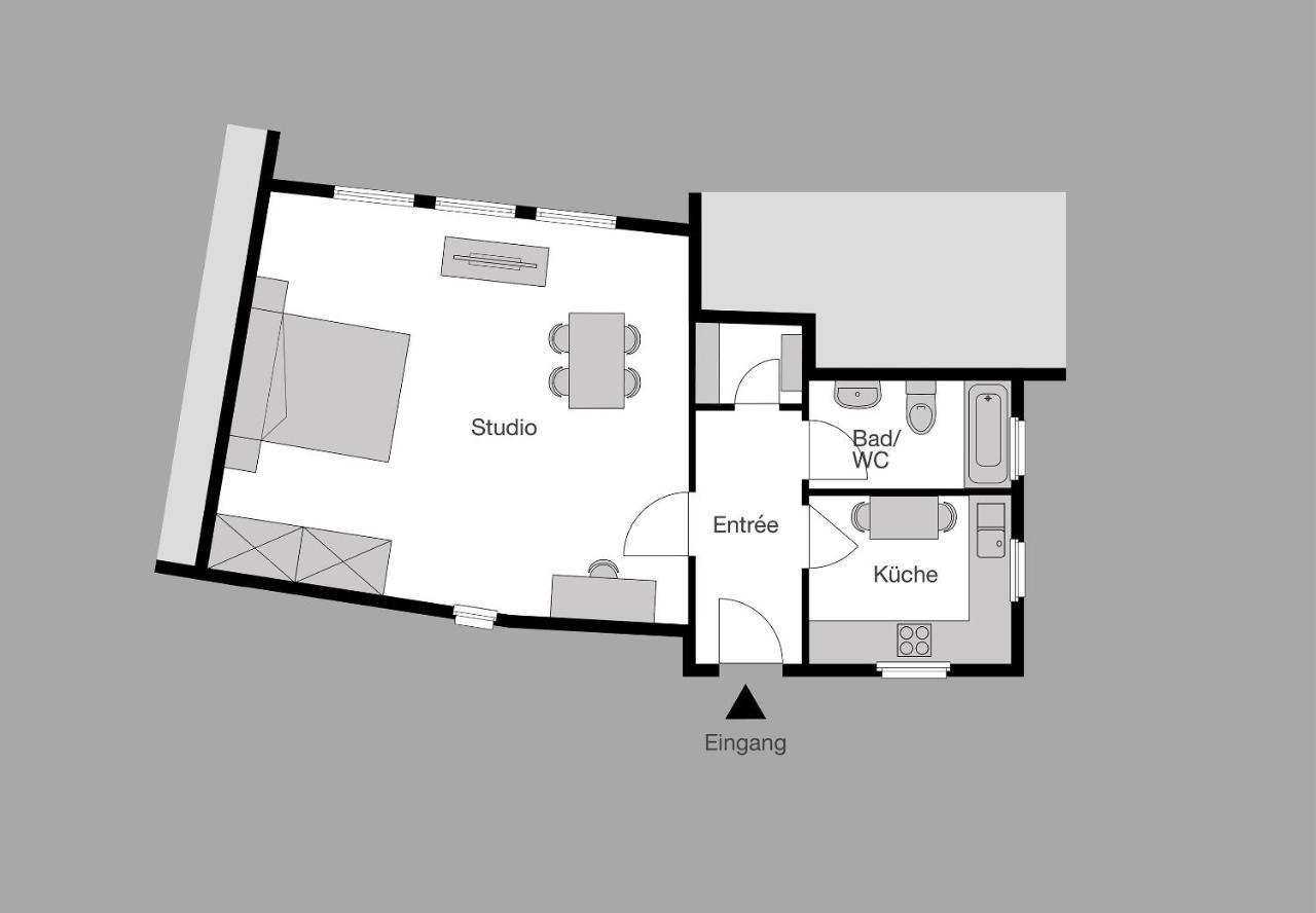 City Stay Furnished Apartments - Fasenstaubstrasse ชาฟเฮาเซน ภายนอก รูปภาพ